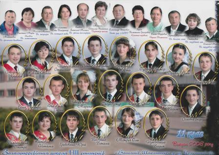 Випуск 11 класу 2008 року